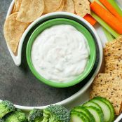 3 INGREDIENT GARDEN VEGGIE RANCH DIP
